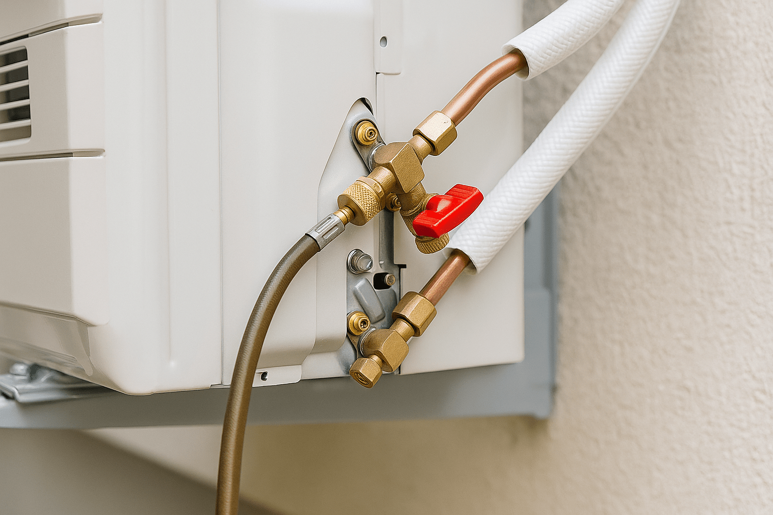 modificare traseu tevi cupru aer conditionat